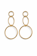 Pendientes aros dorados