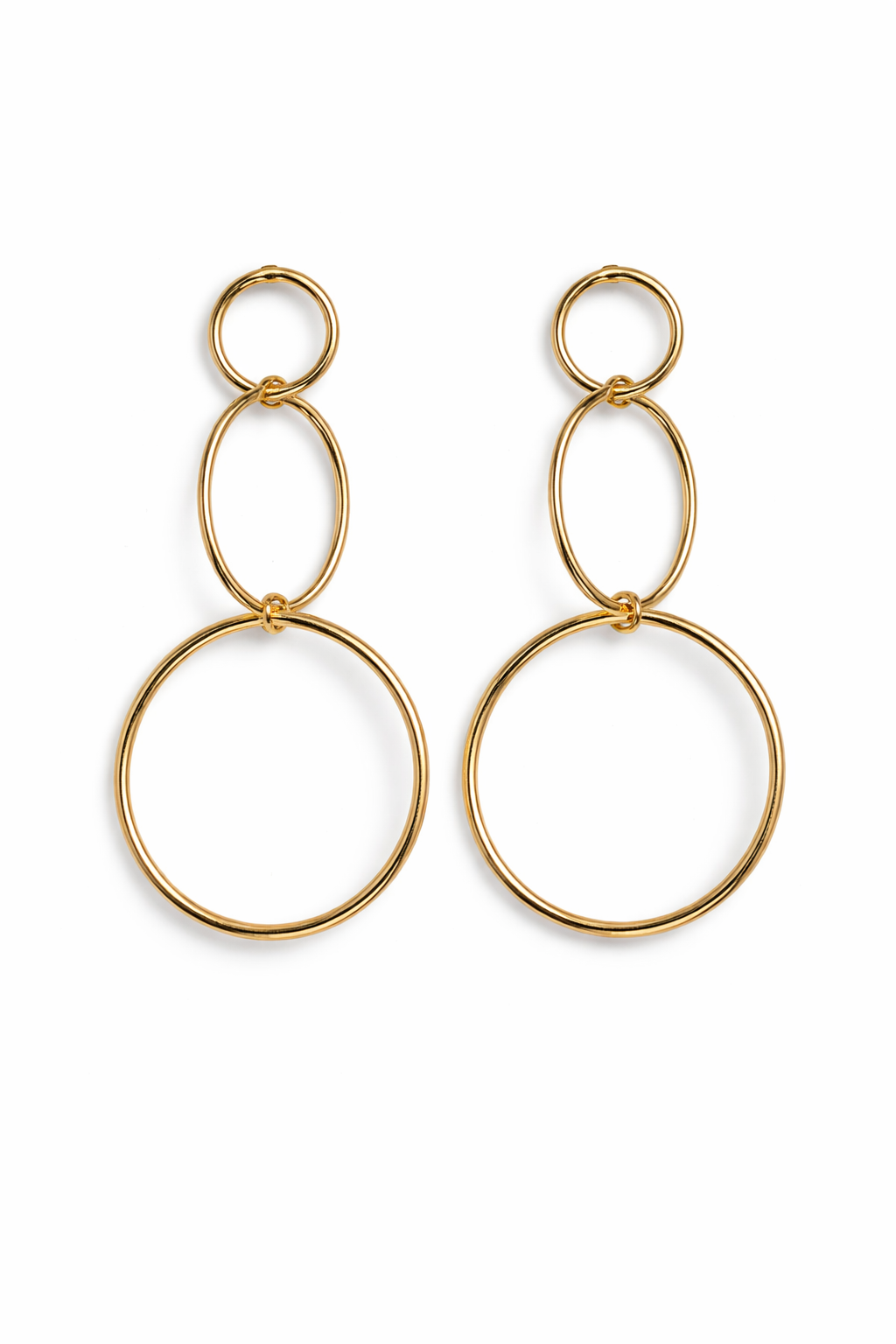 Pendientes aros dorados