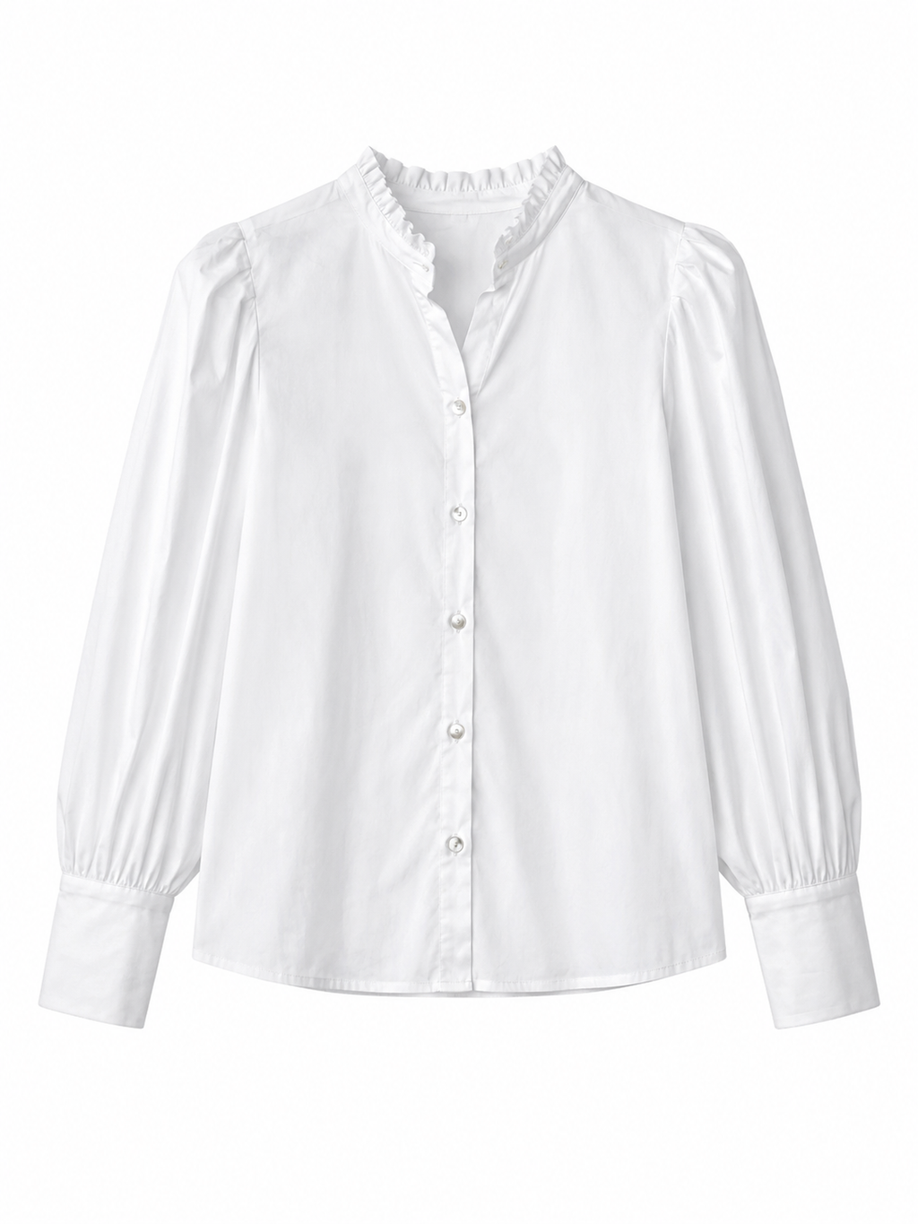 Camisa blanca manga farol