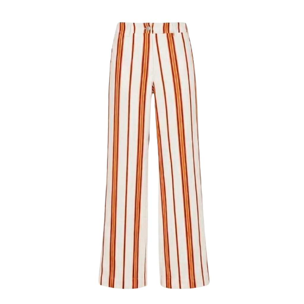 Pantalón rayas naranjas