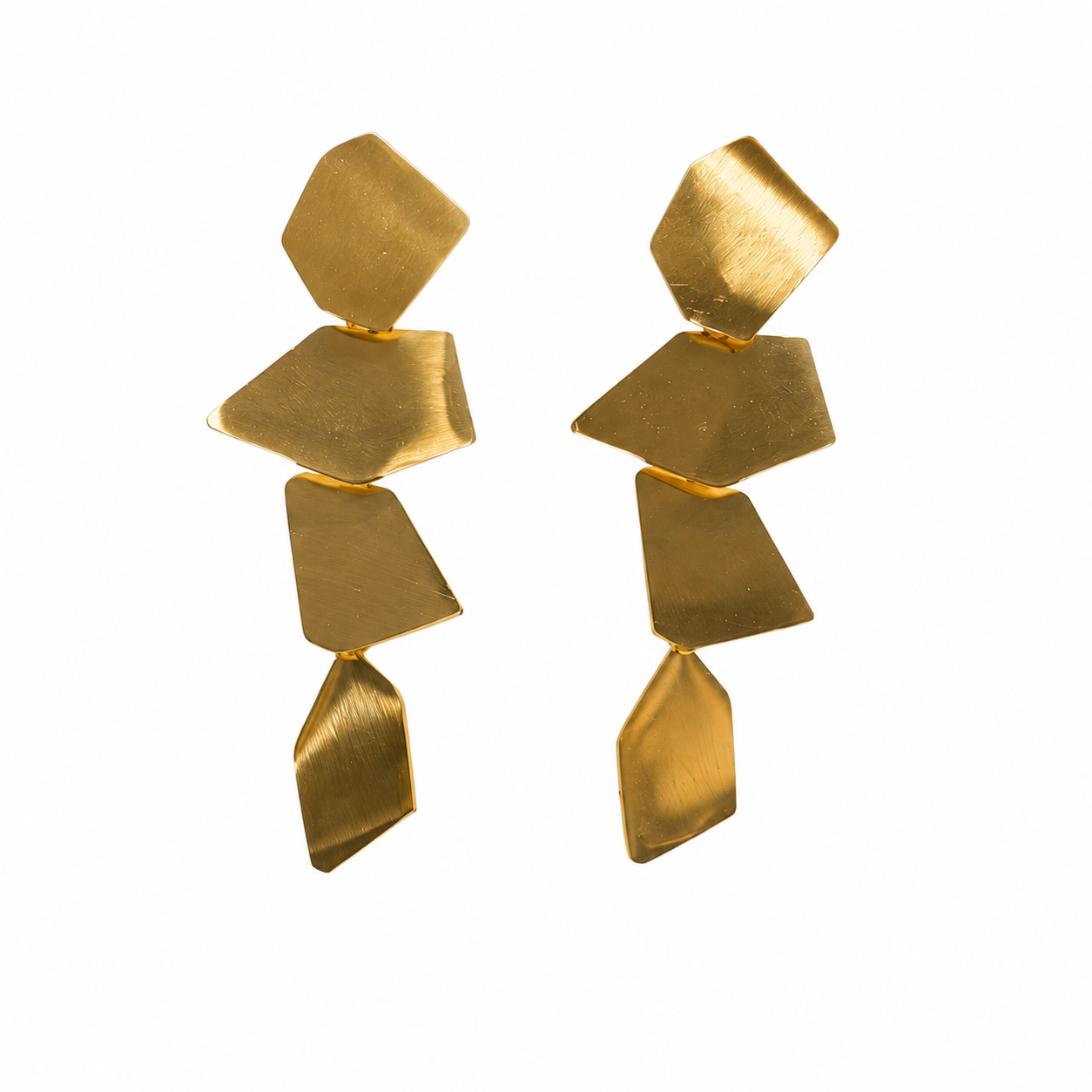 PENDIENTES LARGOS DORADOS