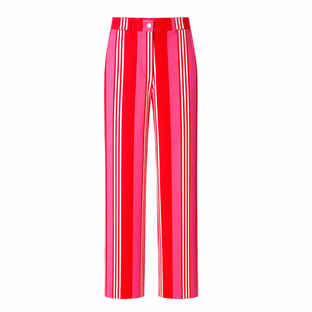 PANTALÓN RAYAS ROJAS/ROSAS
